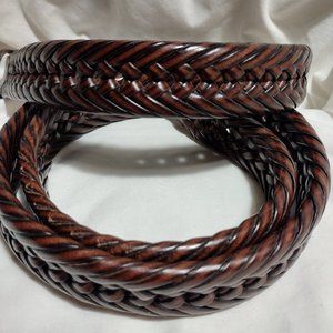 Hired Hand || 44 Woven Leather Belt